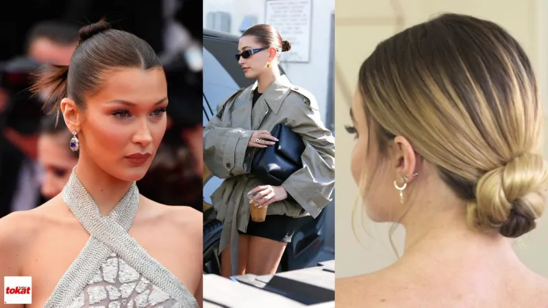 2025 Yazının Vazgeçilmezi Sleek Bun Saç Modeli