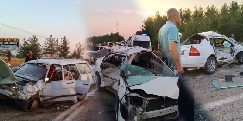 Osmaniye'de Zincirleme Kaza: 1 Ölü, 6 Yaralı! Şok Detaylar