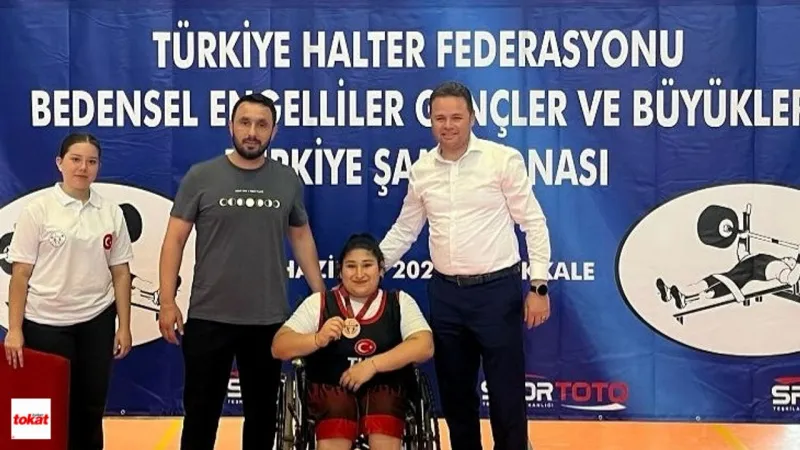 Tokat'ın Gururu! 65 Kilo Kaldırıp Türkiye Şampiyonu Oldu!