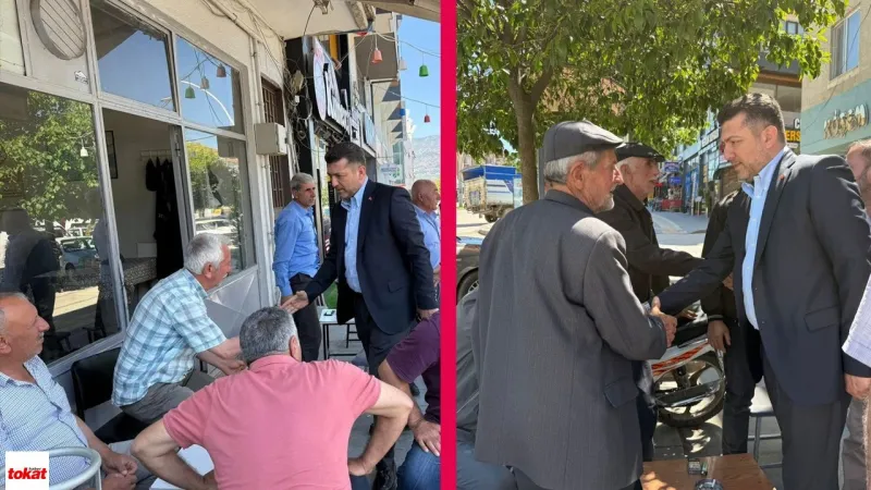 AK Parti Erbaa'da Esnaf Ziyareti! Gönül Köprüsü Kuruluyor