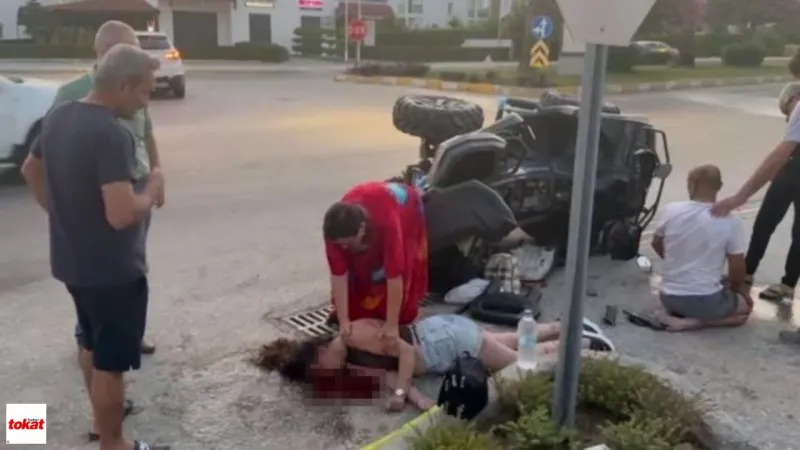 ATV Takla Attı, Sürücü Ağır Yaralandı: Ehliyetine El Konuldu