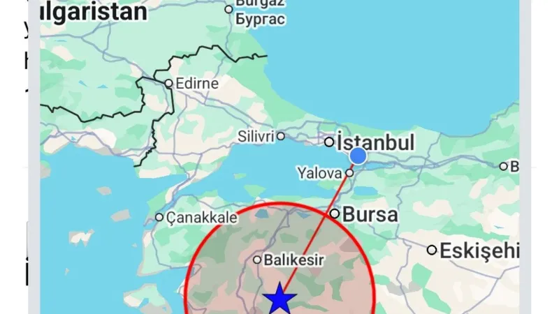 Balıkesir Sallanıyor! 5 Şiddetinde Deprem Korkuttu!