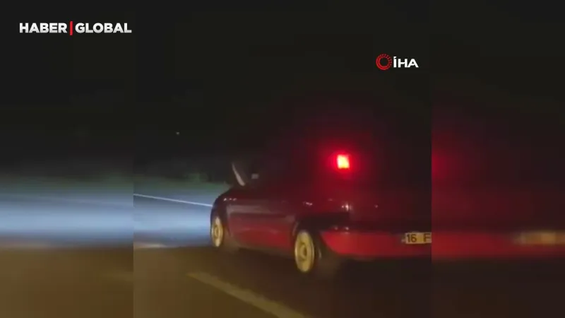 Bursa'da Otoban Magandalığı! Ayağı Camda Seyahat Şoku!