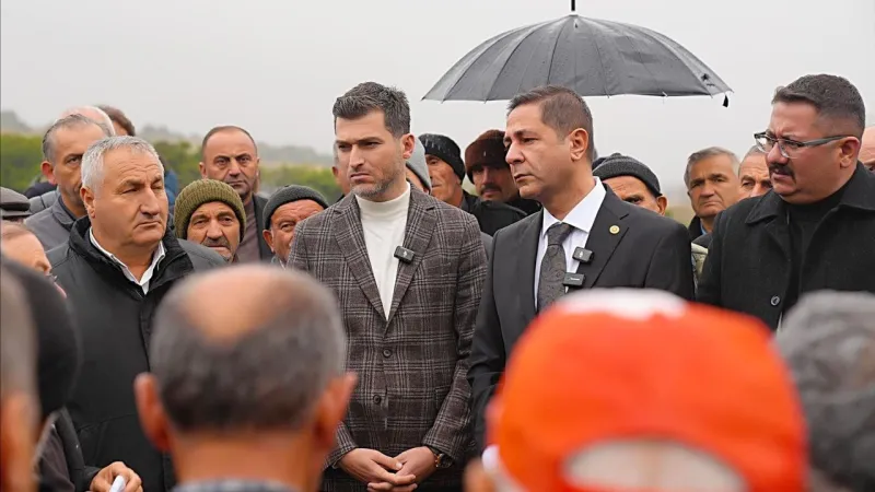 Tokat'ta Taş Ocağına Büyük Direniş! Vekil Bulut Köylülerle Bir Arada