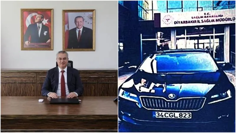 Diyarbakır İl Sağlık Müdürü uçakla Ankara'ya gitti, şoförü de makam aracıyla binlerce km yol yaptı