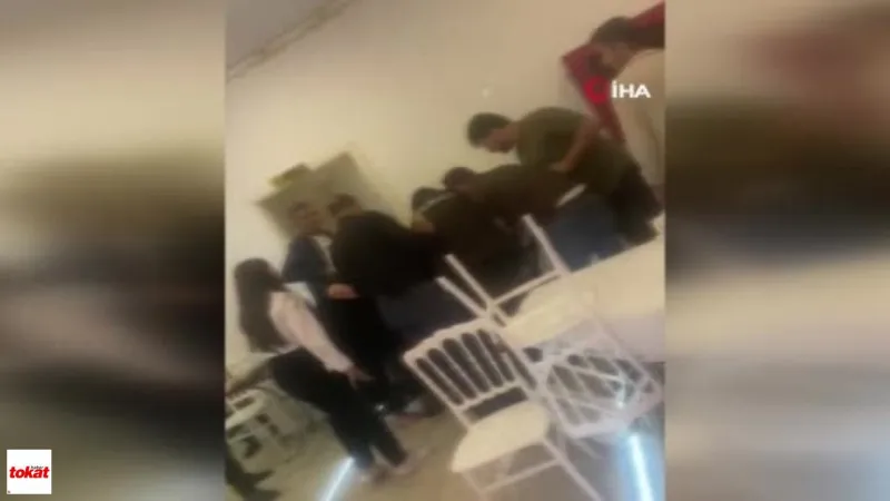Ankara Düğününde Kavga! Sandalyeler Havada Uçuştu!