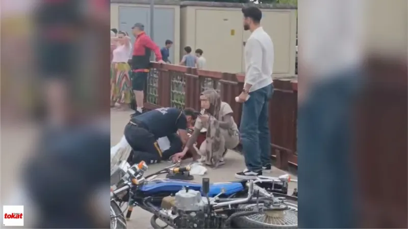 Ehliyetsiz ve Alkollü Motosiklet Sürücüsü Kadını Ezdi: Durumu Ağır