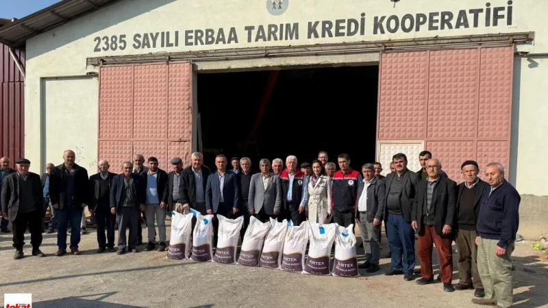 Erbaa'da Yangınzede Çiftçiye Can Suyu! Tohum Desteği Müjdesi