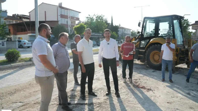 Erbaa'da Hastane Yolunda Büyük Dönüşüm! Kazma Vuruldu!