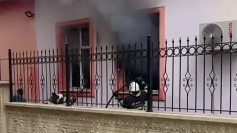 Erbaa’da Lise Binasında Yangın Paniği! Öğrenciler Kendilerini Dışarı Attı