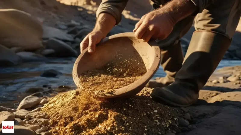Altına Hücum Başladı! Tokat'ta Yeşilırmak ve Kelkit Nehirlerinde Altın Arayışı