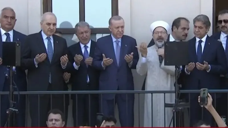 Gümrükçü İshak Ağa Camii Açıldı! Erdoğan'dan Müjde!
