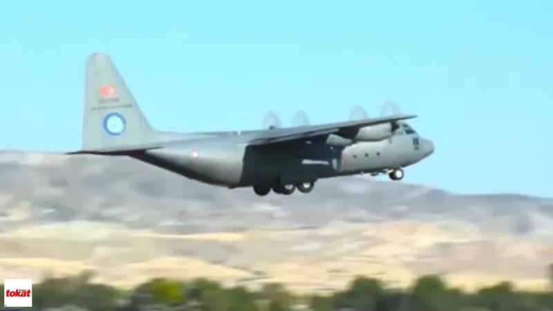 TSK Uçağı Gürcistan'da Düştü: İşte Enkazdan İlk Görüntüler!