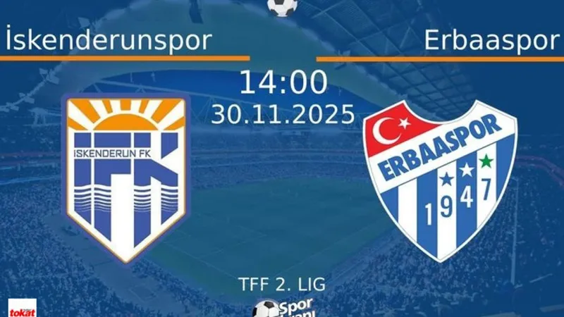 İskenderunspor- Erbaaspor Maçı Hangi Kanalda, Saat Kaçta? Erbaalılar Maçı Nereden İzleyebilecek?