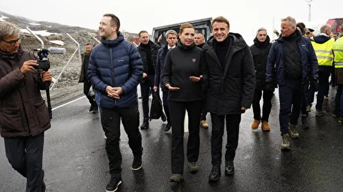 Macron Trump'ı karşısına aldı: Grönland ile dayanışma mesajı verdi