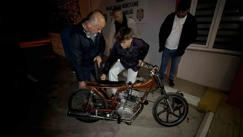 Bisiklete Motor Taktı, Cezayı Kaptı! Tokat'ta Şaşırtan Ceza