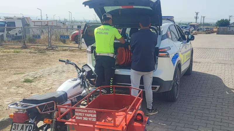 Hatay'da Motosiklet Şovuna Ceza! O Sürücüye Ne Oldu?