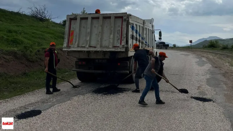 Almus Yollarında Müjde! Kaymakam Çömen'den Yol Seferberliği!