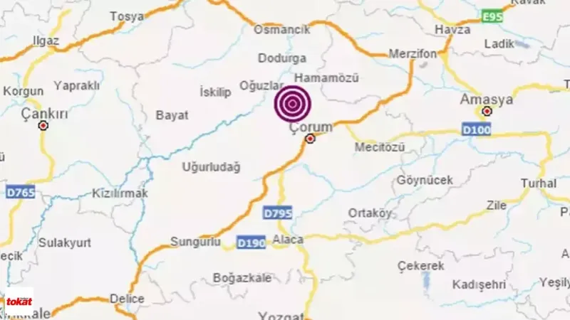 Çorum'da Deprem! Amasya Sonrası Bir Şok Daha mı?