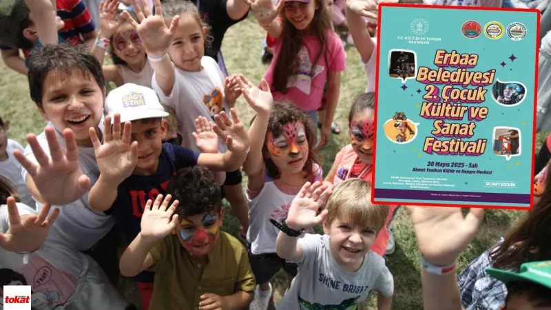 Erbaa'da Çocuk Şenliği! 2. Kültür ve Sanat Festivali Başlıyor