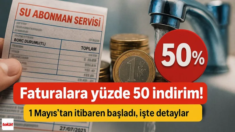 Su Faturası Şoku! Bolu'da Kimler %50 İndirim Alacak?