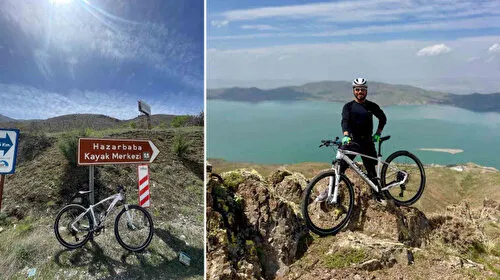 Hazar Baba'ya Bisikletle Zirve! Elazığ'da Nefes Kesen Tırmanış