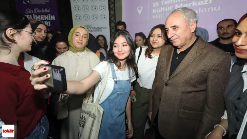 Tokat'ta Şiir Rüzgarı! Nurullah Genç'ten Unutulmaz Dinleti