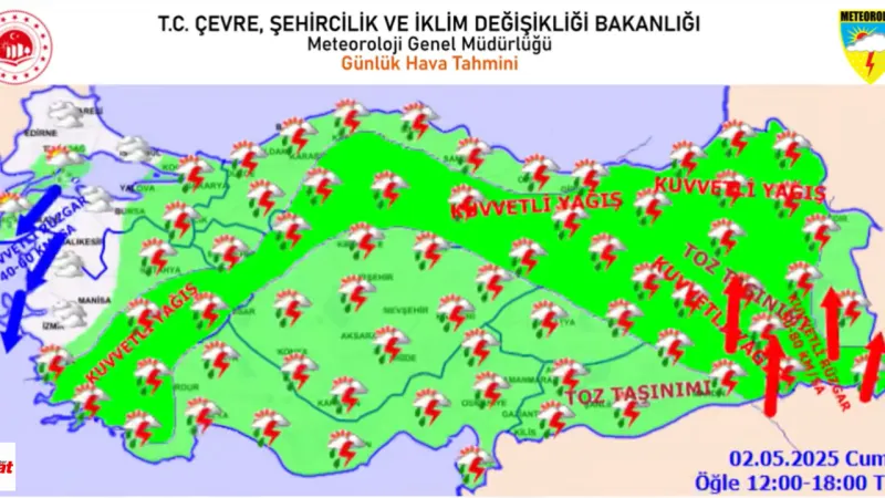 Tokat'ta Alarm! Kuvvetli Yağış ve Fırtına Kapıda!