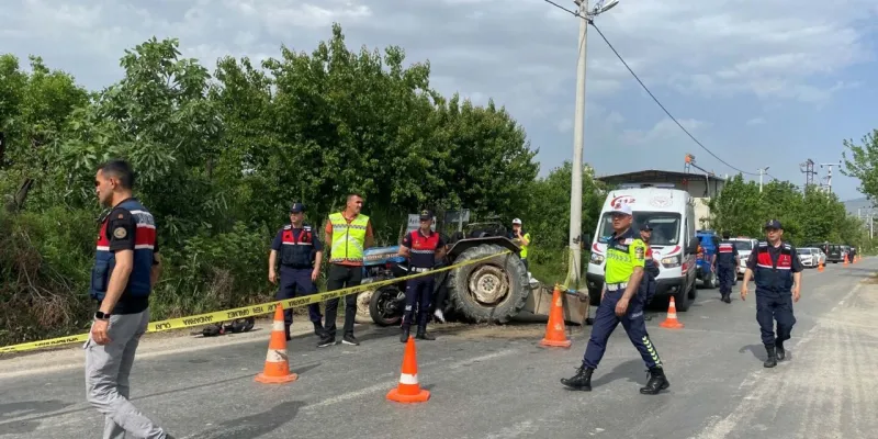 Aydın'da Korkunç Kaza: Motosiklet ve Traktör Çarpıştı! Faciada Herkes Öldü