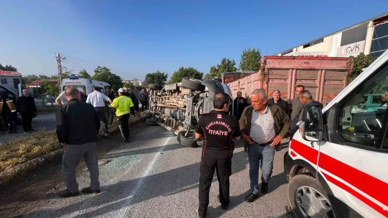 Servis Takla Attı! Kahramanmaraş'ta Feci Kaza: 12 Yaralı