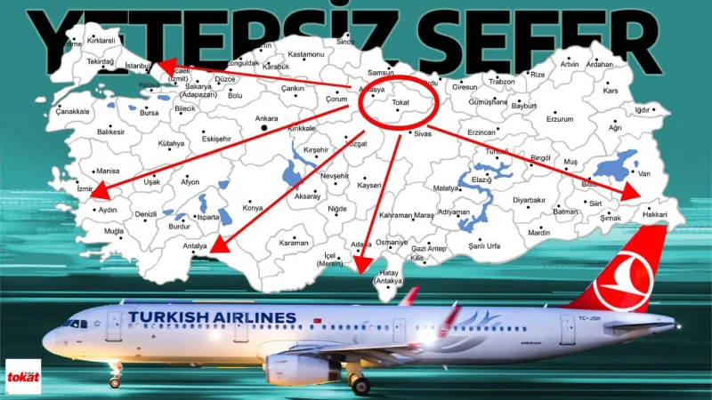 Tokat Havalimanı Uçuşları Neden Yetersiz? Bakanlığa Şok Sorular!
