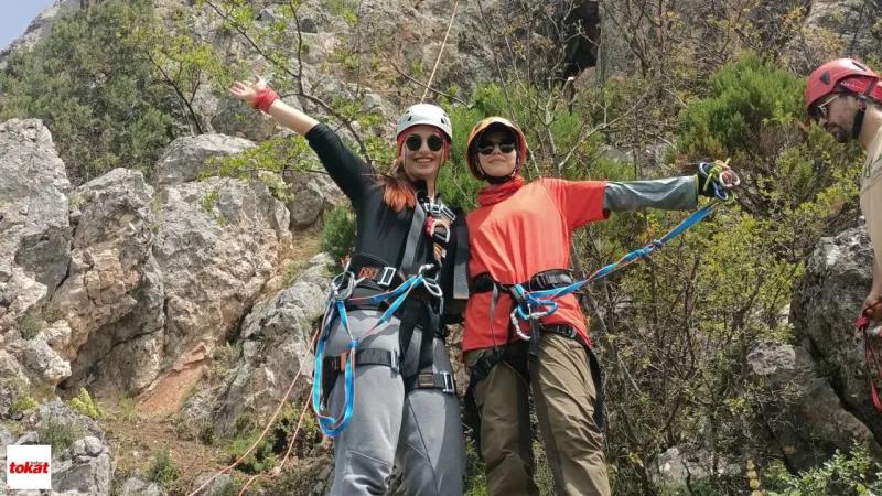 Tokat'ta Dağcılar Bayraktepe'yi Zirveye Taşıdı! Nefes Kesen Tırmanış