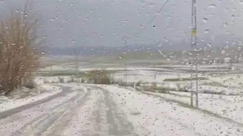 Tokat'ta Dolu Felaketi! "Kar Bile Bu Kadar Yağmamıştı" Dediler