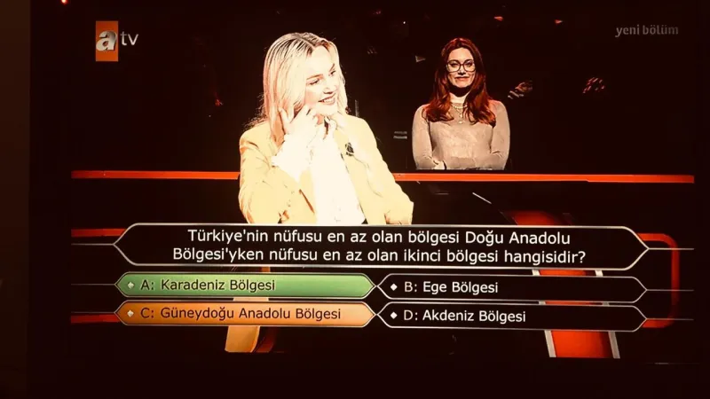 Kim Milyoner Olmak İster'de ŞOK! Türkiye Aşığı Elendi!