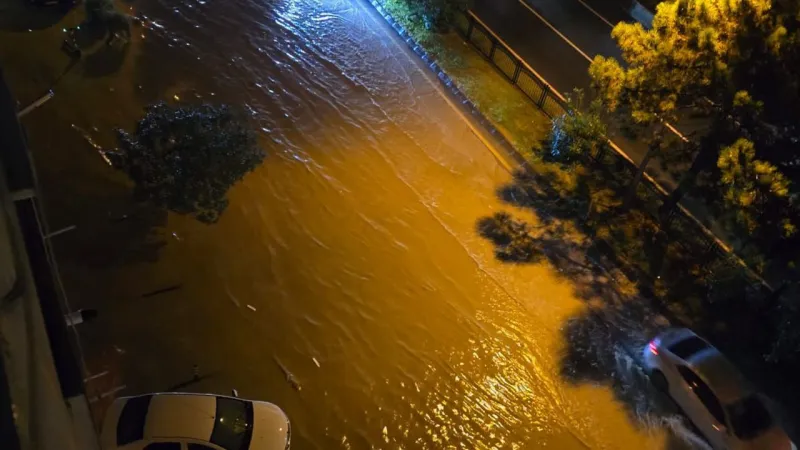 Ordu'da Şiddetli Yağış! Fatsa ve Kumru Sular Altında!