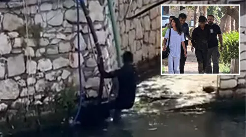 Polisten Kaçarken Az Kalsın Boğuluyordu! İşte O Anlar!