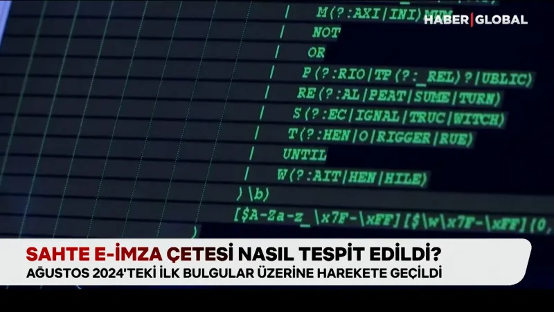 E-İmza Çetesi Çökertildi! Devlet Operasyonuyla Gerçek Ortaya Çıktı