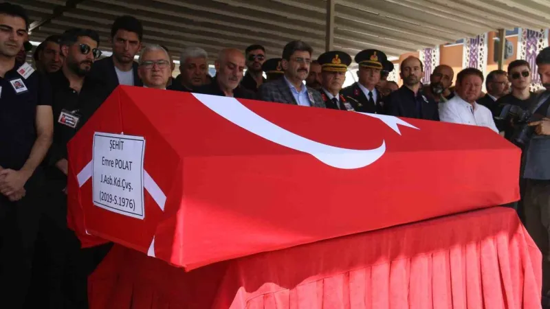 Şehit Jandarma Astsubay Emre Polat, Sivas'ta Son Yolculuğuna Uğurlandı