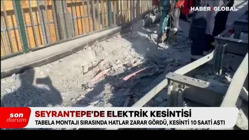 Seyrantepe'de Elektrik Kabusu! 10 Saattir Elektrik Yok!
