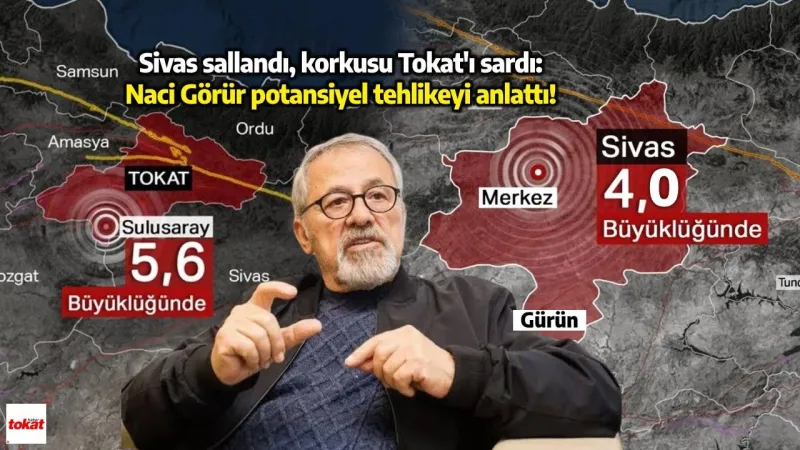 Sivas Depremi Tokat'ı Tedirgin Etti! Naci Görür'den Kritik Uyarı