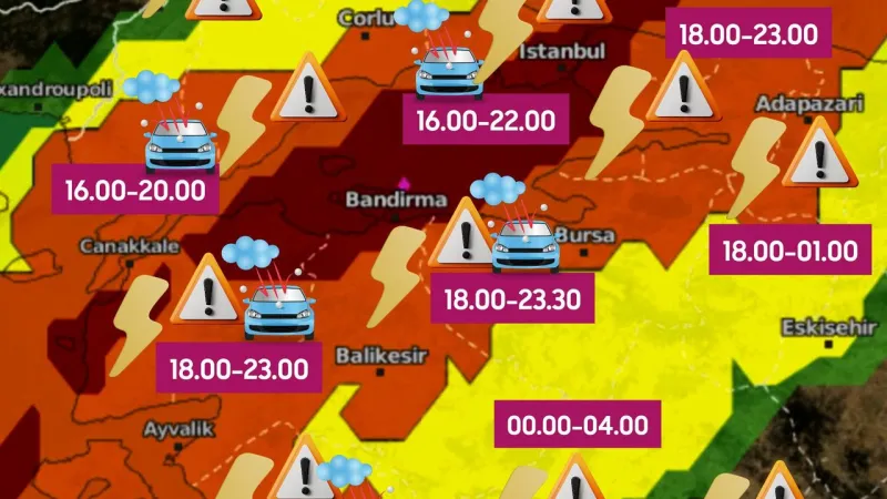 Süper Hücre Vuracak Çok Kritik 36 Saat Geçecek Meteoroloji Hazır Olun Diye Uyardı