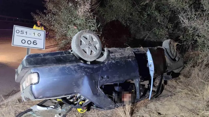 Feci Kaza! Takla Atan Otomobil Can Aldı: Mersin'de Korkunç Anlar