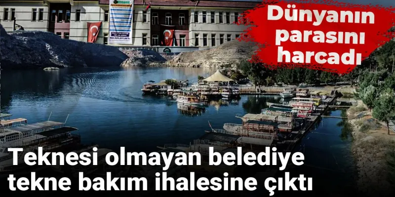 Kayyum Belediyeden Skandal İhale: Olmayan Tekneye Bakım Parası!
