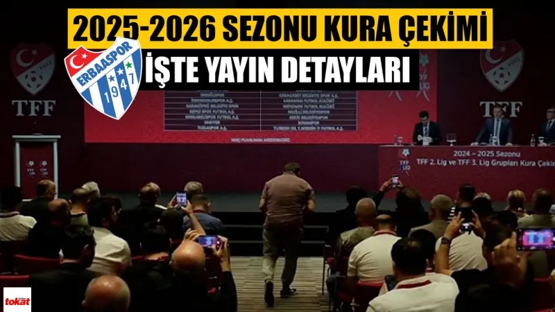 TFF 2. Lig Kura Çekimi Başlıyor: Tokat’ın Rakipleri Canlı Yayınla Belli Olacak