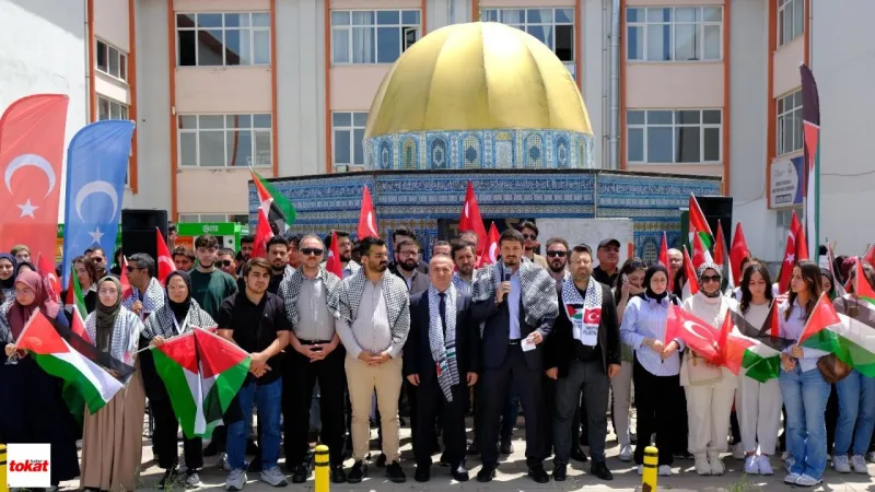 TOGÜ’de Filistin’e Destek Mesajı: Öğrenciler Gazze İçin Tek Yürek Oldu