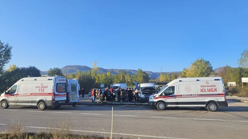 Tokat'ta Feci Kaza! İşçi Minibüsü Faciası: Çok Sayıda Yaralı