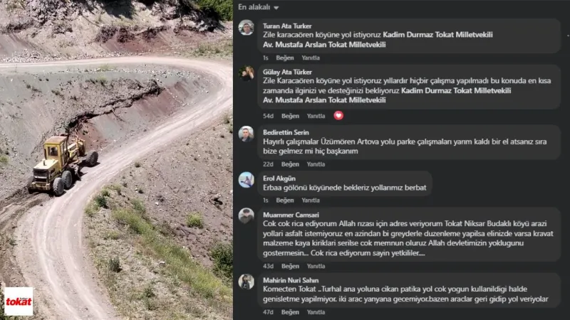 Tokat'ta Vekiller Etiketlendi! Köylüler Yol İstiyor!