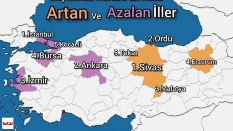 Tokat Bayramda 5. İl! Nüfus Patlaması Yaşandı, İşte Detaylar