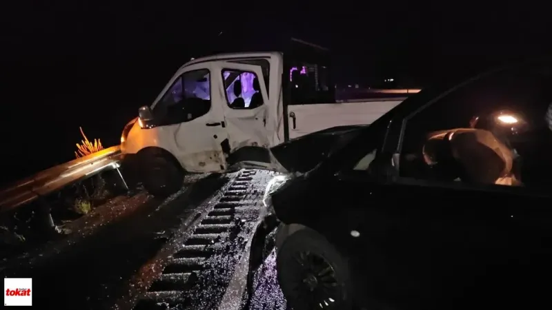 Tokat Programı Dönüşü Feci Kaza: Anahtar Parti Genel Başkan Yardımcısı Yaralandı