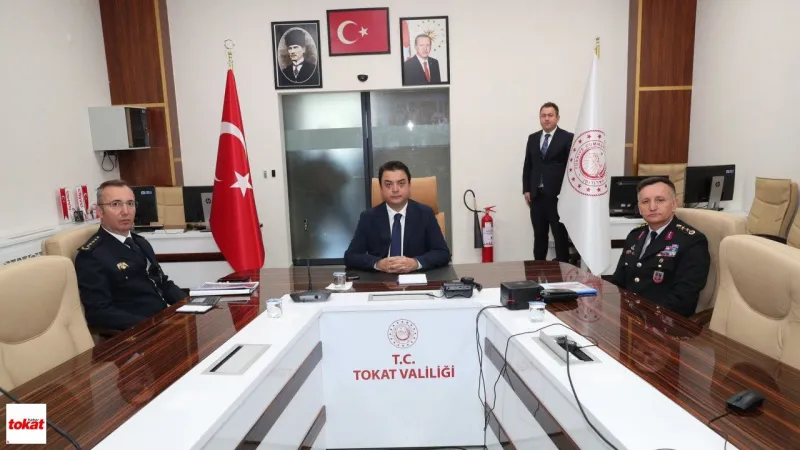 Tokat Valisi Abdullah Köklü, Asayiş ve Güvenlik Toplantısı’na Katıldı